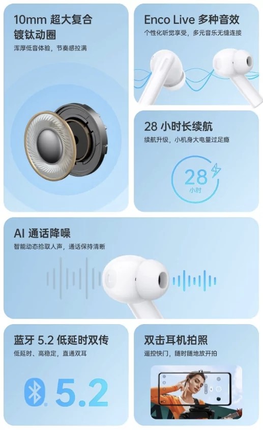 Another interesting feature of the device is the system for suppressing third-party noise during telephone conversations