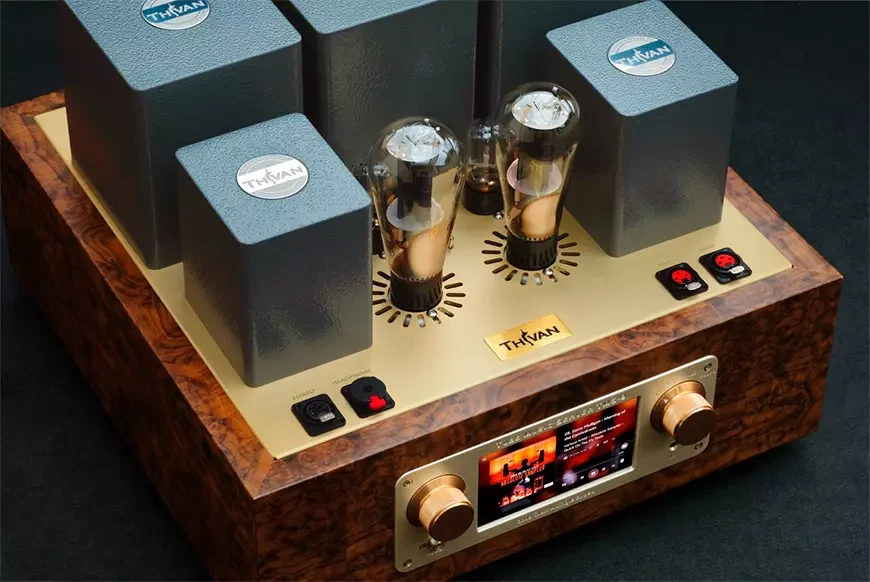 Tube preamplifier with network streamer Thivan Labs TMS-9 Premium