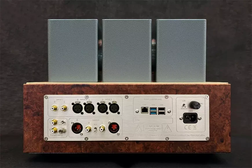 Tube preamplifier with network streamer Thivan Labs TMS-9 Premium