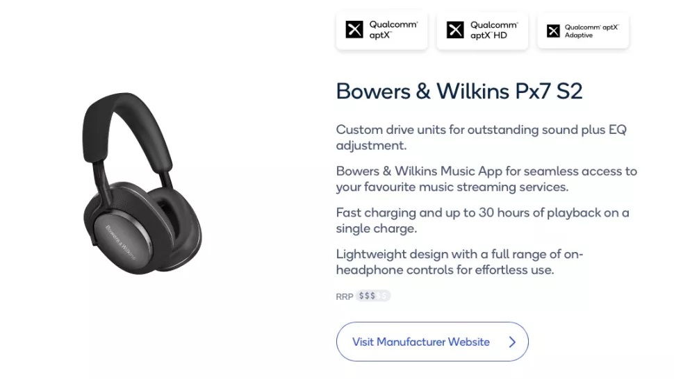 Bowers & Wilkins PX7 S2