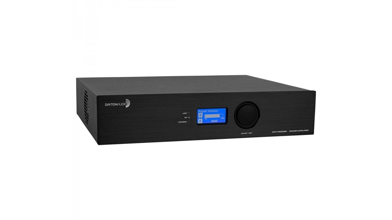 Dayton Audio APA1200DSP - integrated stereo amplifier 2x560 W