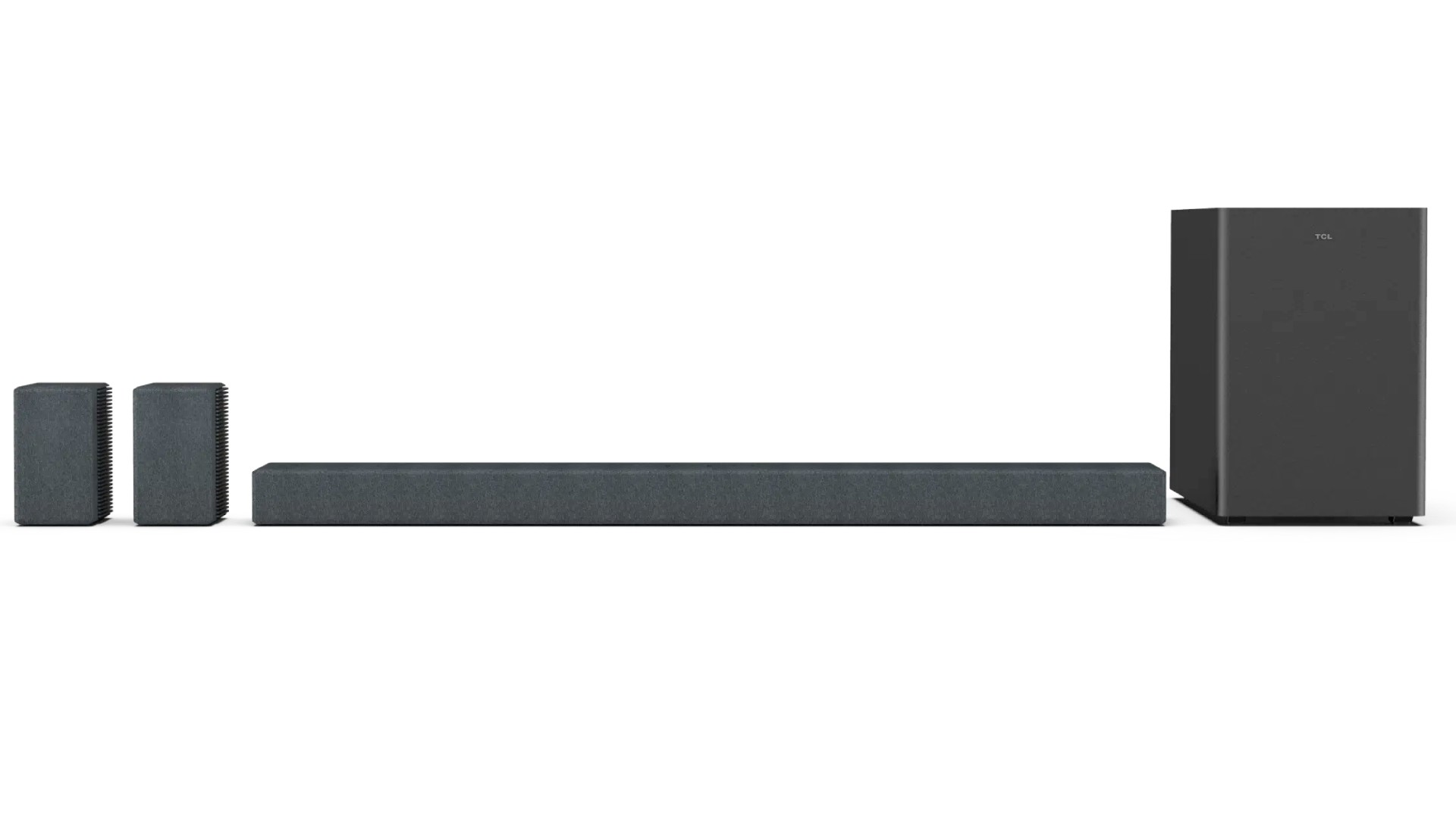 TCL X937U has a modern and clean design