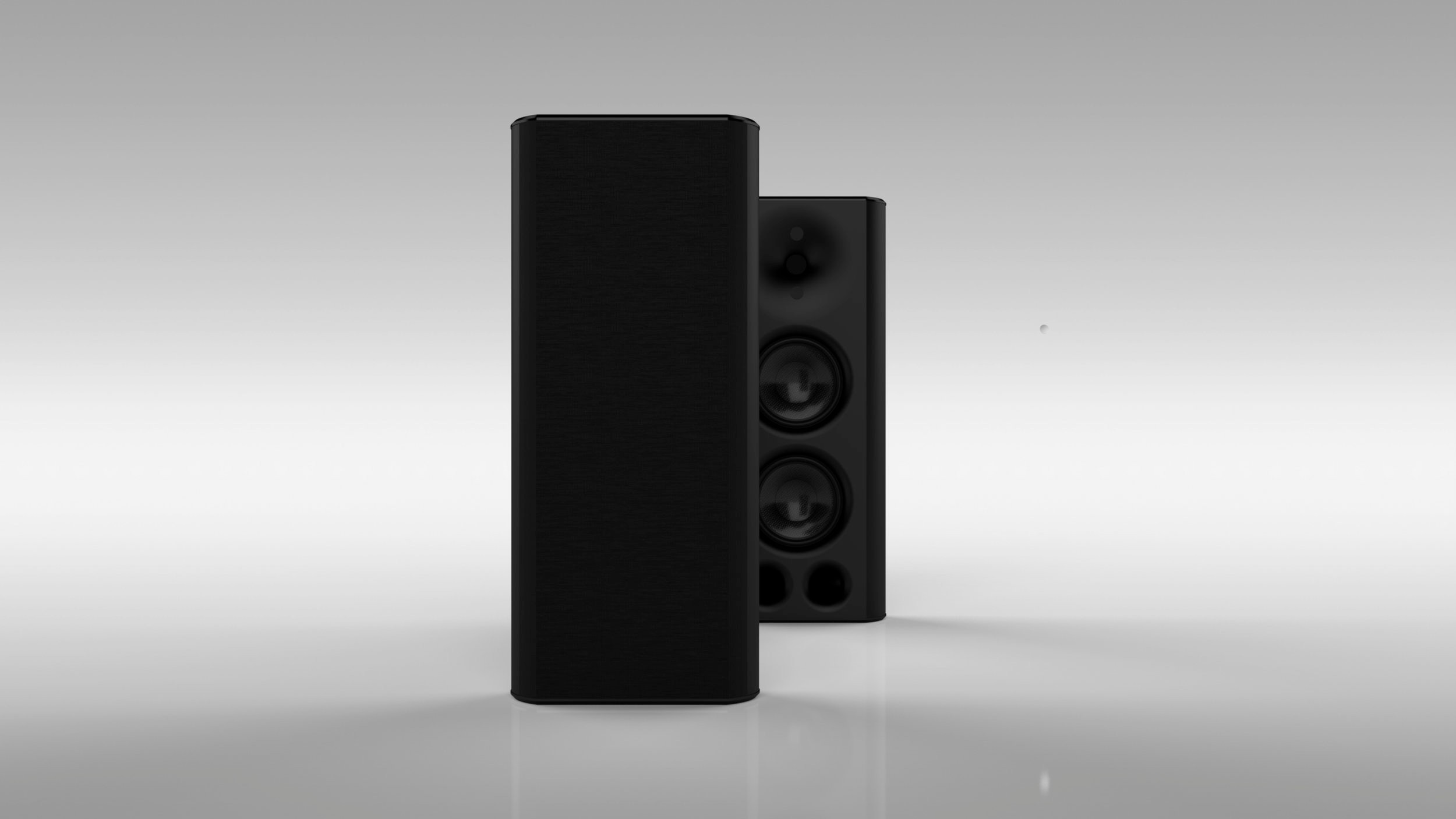 sb25aw multifunctional wall-mounted speaker, an all-weather version (4 Ohm or 70 V / 100 V) of the branded sb25 model.