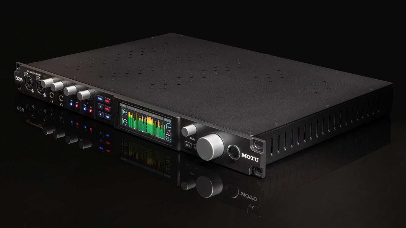 The updated MOTU 828 audio interface will go on sale in spring 2024
