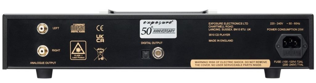 Exposure 3510 Rear panel