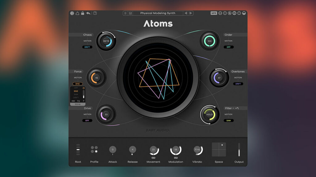 Baby Audio Atoms synthesizer