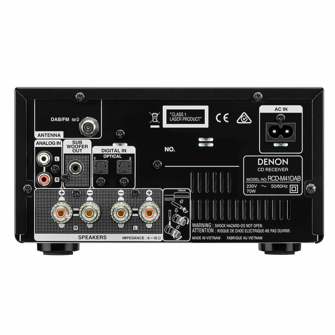 DENON RCD-M41 DAB REAR