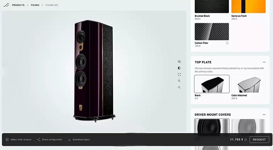 AudioSolutions launches online speaker configurator