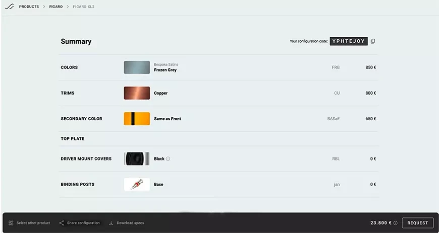 AudioSolutions launches online speaker configurator
