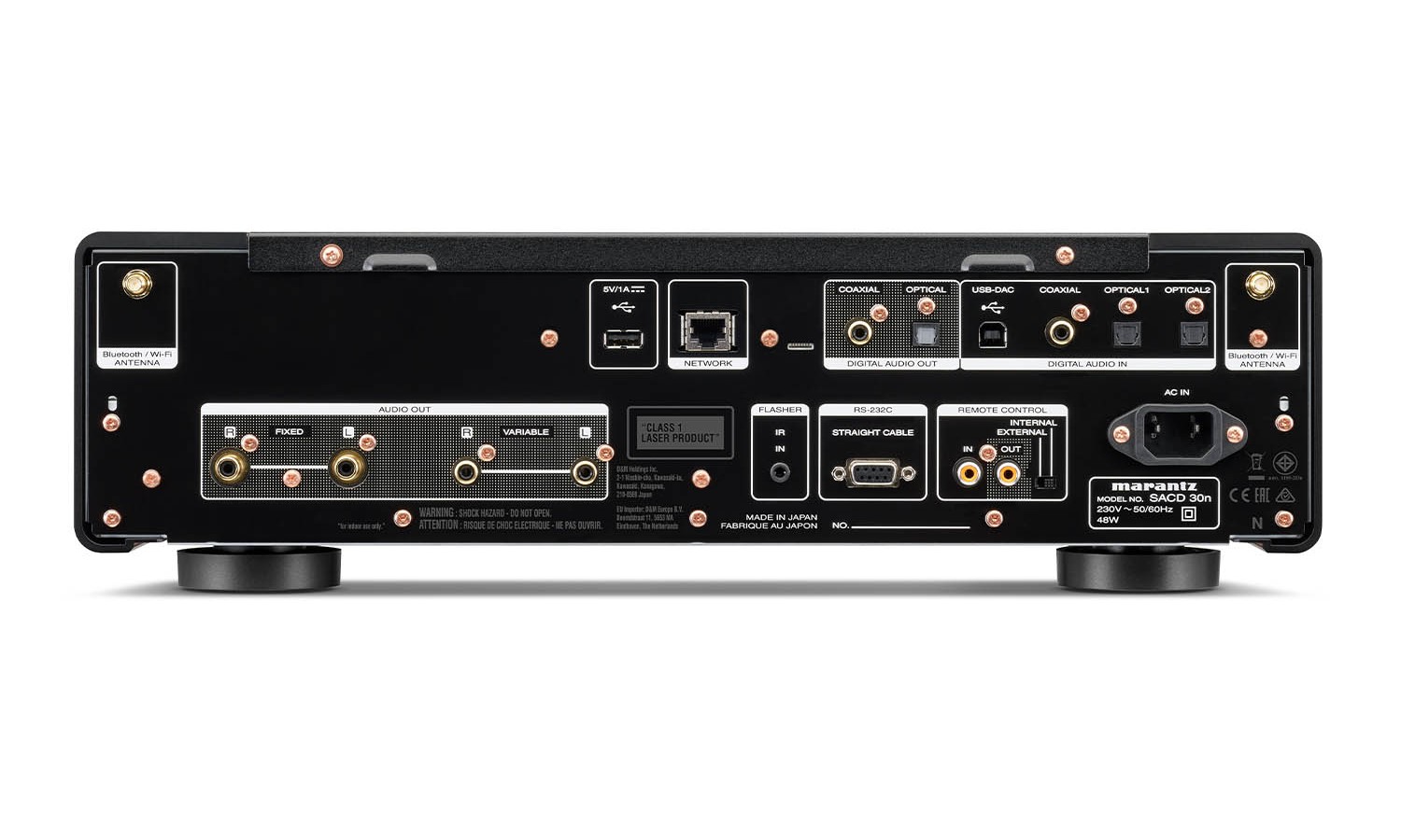 Marantz SACD 30n rear panel