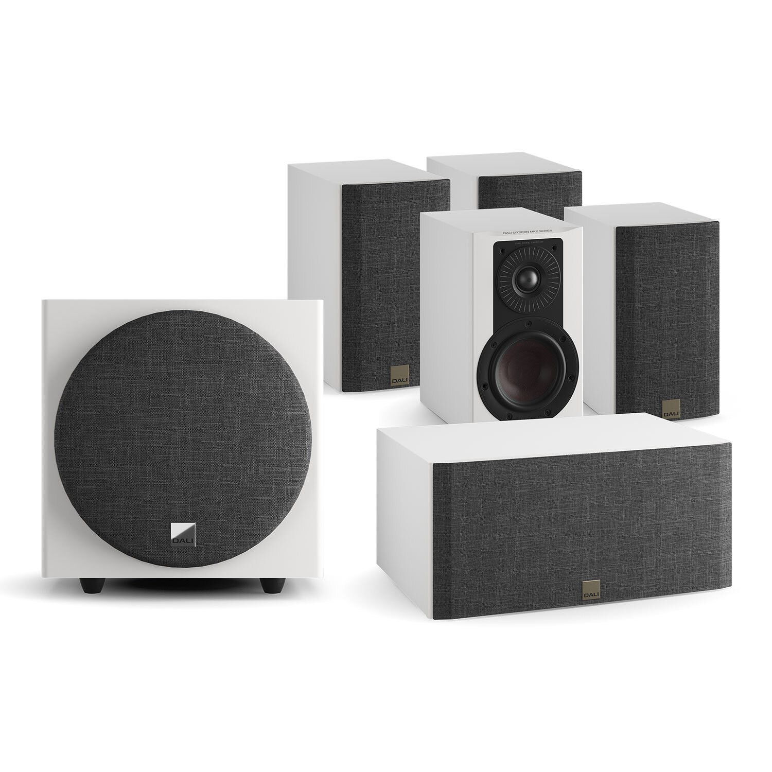 DALI OPTICON 1 MK2 5.1 is a compact and advanced 5.1 surround system that gives you a rich, precise sound experience for home cinema, music and gaming.