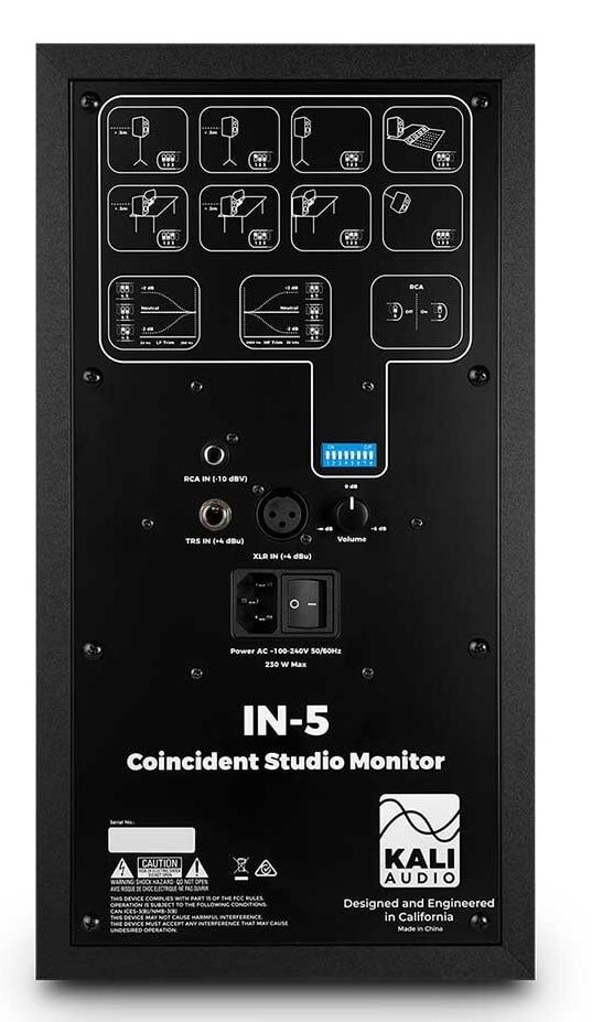Kali Audio IN-5 back panel