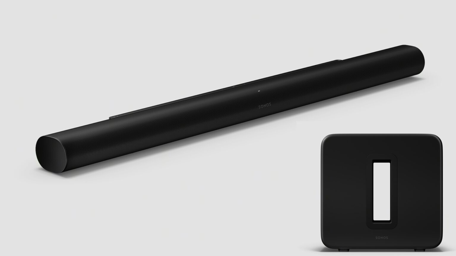 Sonos Arc Ultra and Sub 4 are available in black or white.