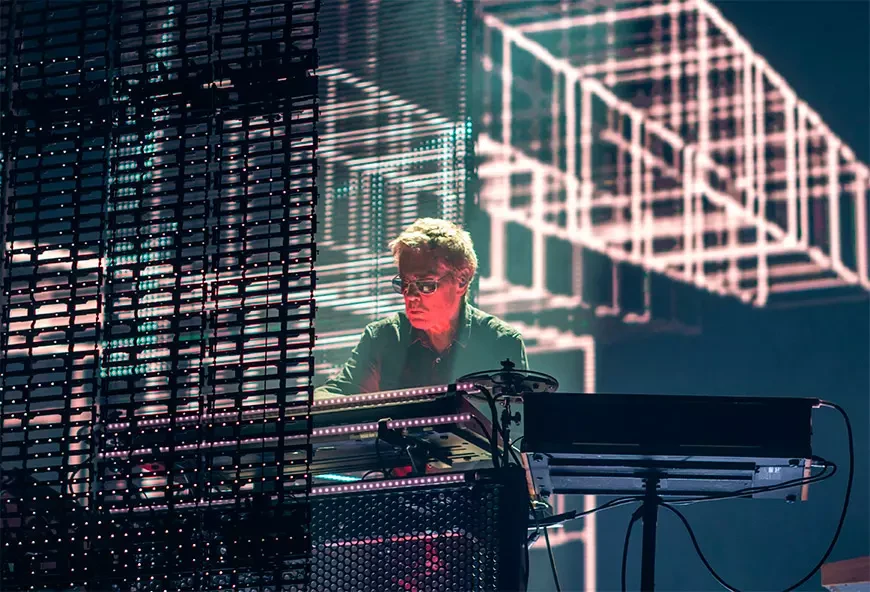   Electronic music pioneer Jean-Michel Jarre