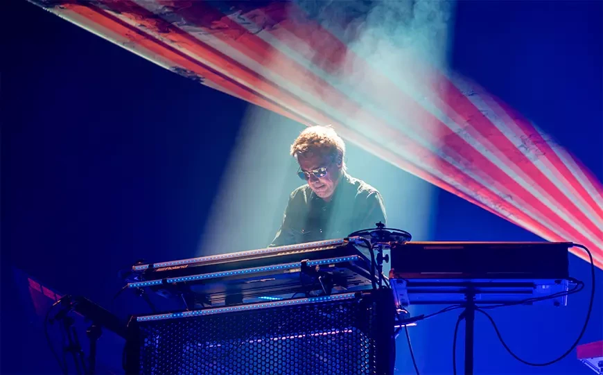 Electronic music pioneer Jean-Michel Jarre