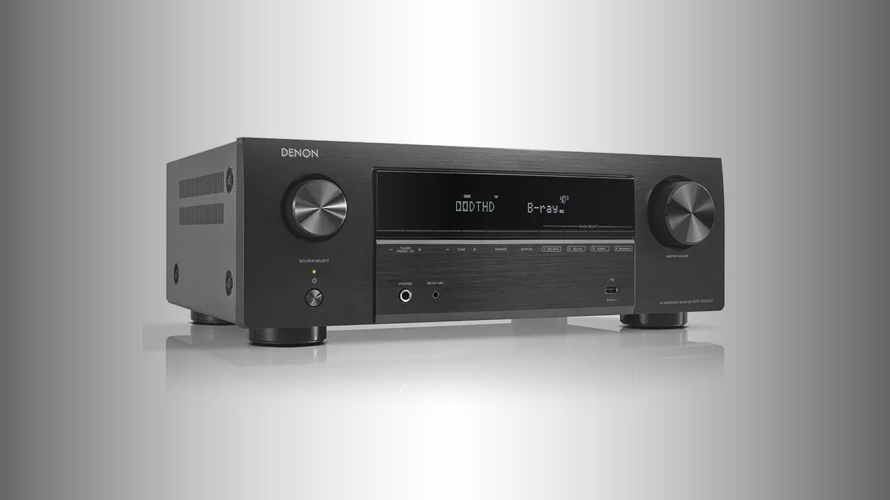 Denon AVR-580BT is Denon's most budget-friendly AV receiver, offering support for 8K video and Dolby Vision.