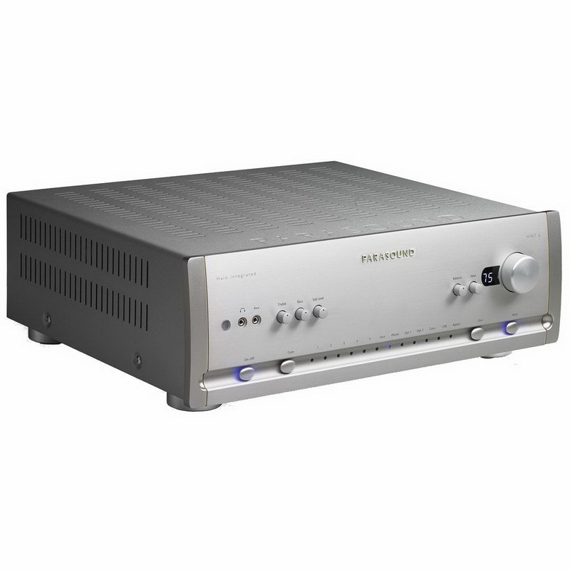 Parasound HINT 6 also has a built-in DAC based on the ESS Sabre32 Reference ES9018K2M chip