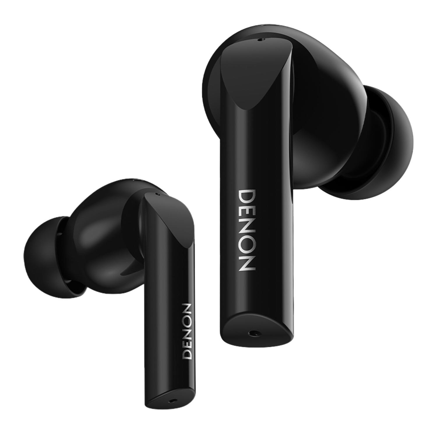 Elegant and affordable earbuds with high comfort, true hi-fi sound, advanced Noise Cancellation (ANC), touch control and dedicated Denon app.