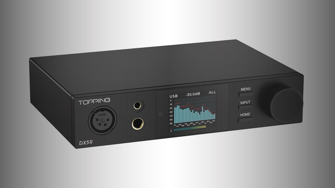 Topping DX5 II – Desktop External DAC with Headphone Amplifier on Two DAC Chips from ESS Technology