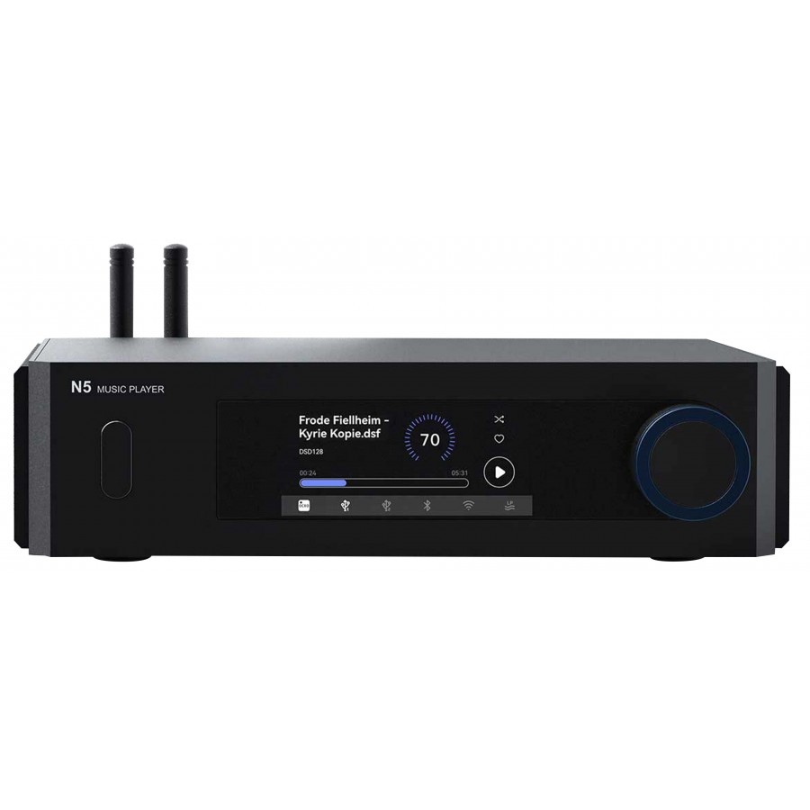 Aune N5 EVO is a new network player designed with an emphasis on precise signal processing and support for modern streaming services. 