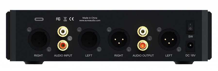 Aune N7 DAC Edition inputs and outputs