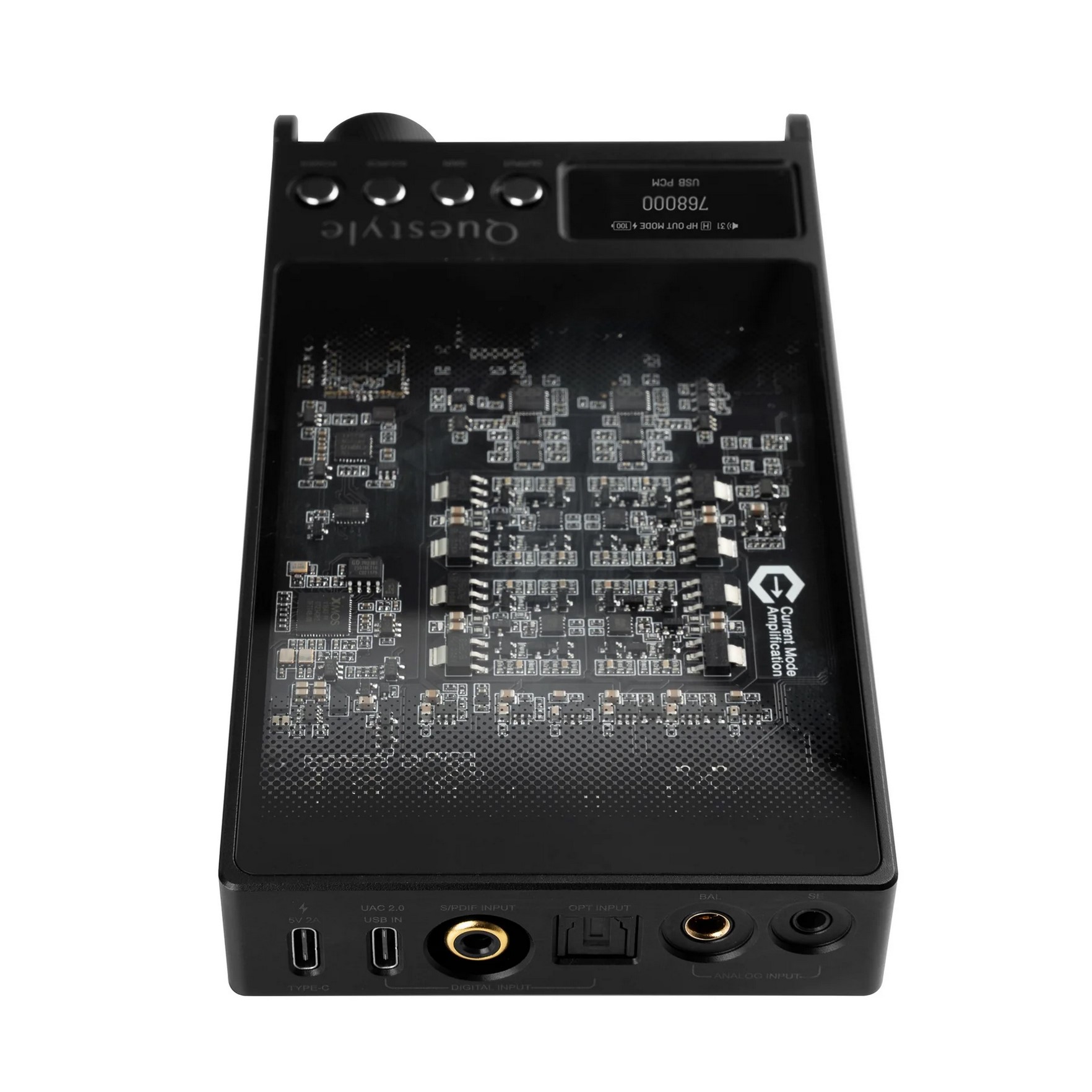 The Sigma Pro is based on a dual-mono architecture using two ESS ES9069 DACs and proprietary Questyle circuit design.