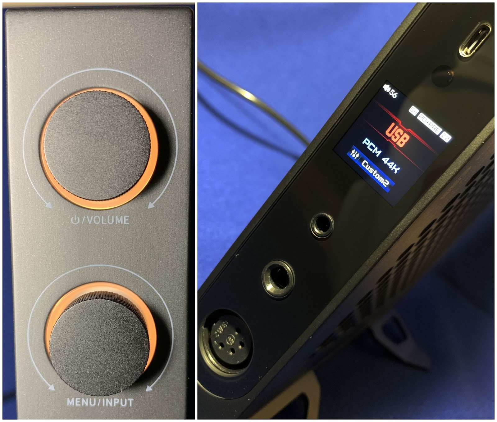 To turn on the device, you need to briefly press the top wheel, to turn off the screen - also a short press, and to turn off - hold for 3 seconds. Extremely simple and ingenious.