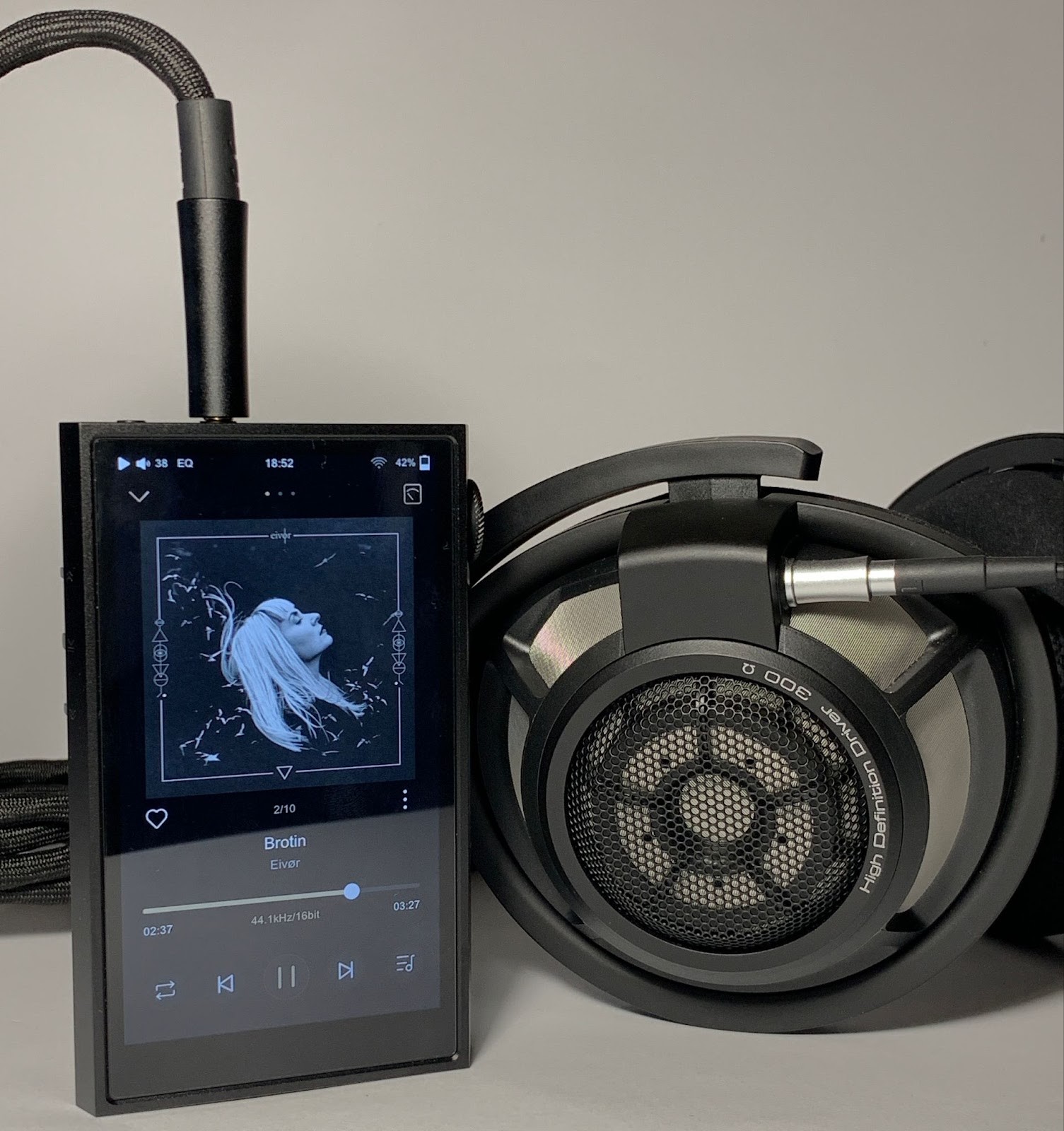 The sound character of the player is dynamic, driving, powerful and at the same time detailed.