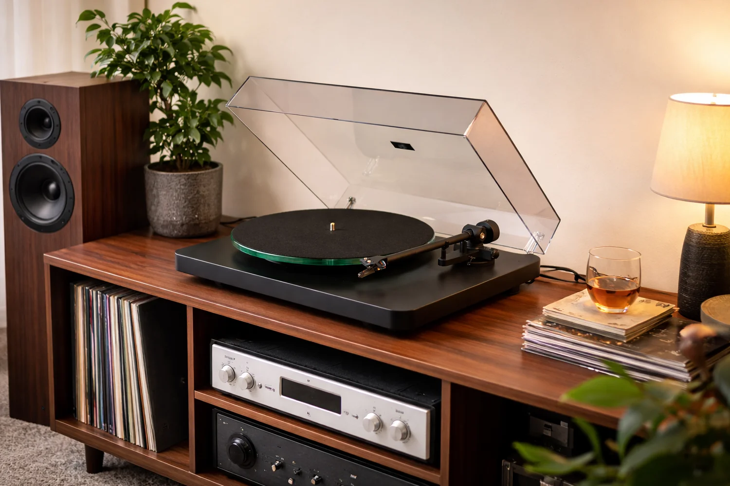 The NAD C558 keeps vinyl simple and musical. Manual operation, solid build, and a warm, engaging sound made for real record lovers.