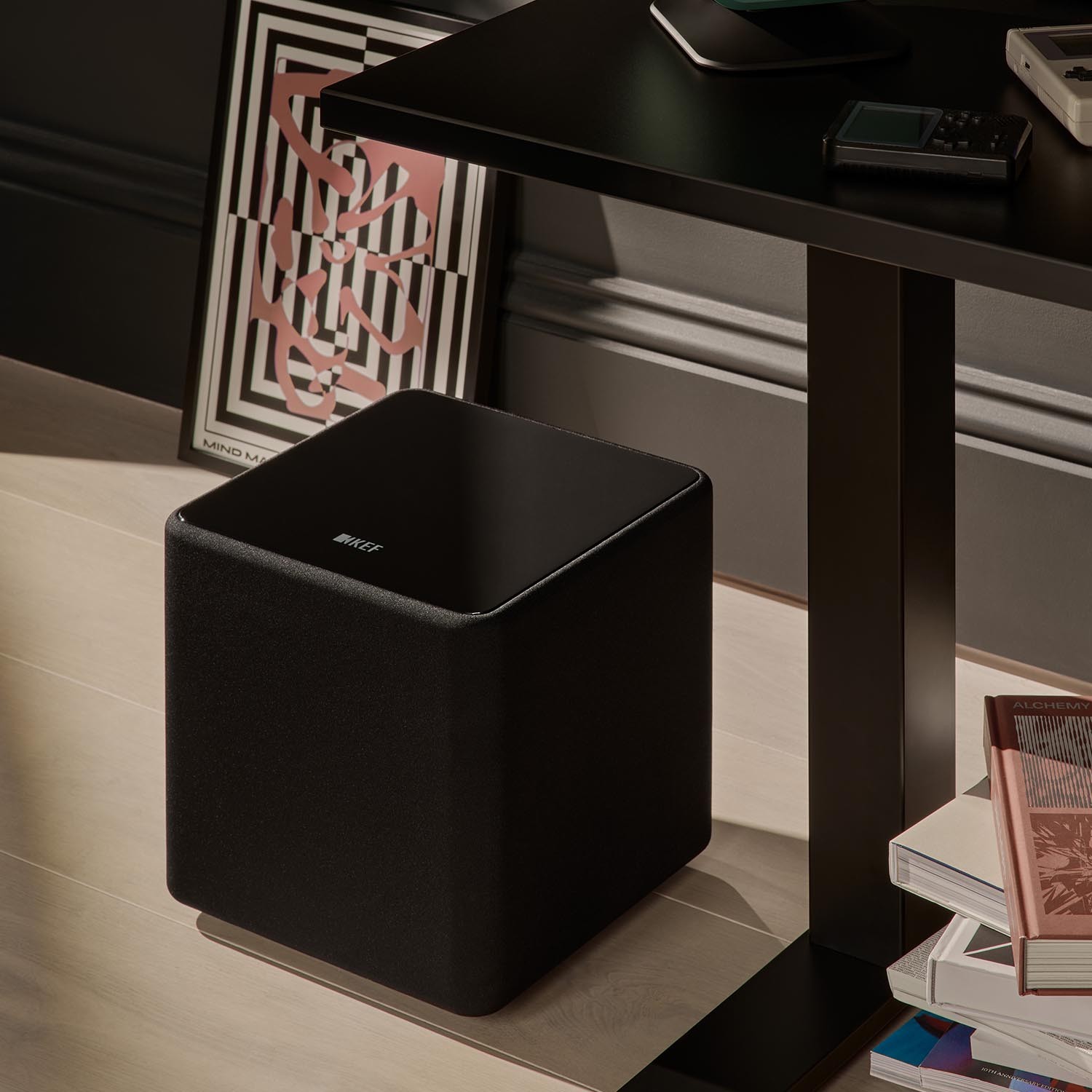 The Kube 8 MIE has both L/R and LFE inputs, so you can connect to any system with pre-out or subwoofer out. You can even connect the subwoofer via the speaker outputs, if you have no other options (speaker level), and you can connect it wirelessly via KEF's own dedicated adapter