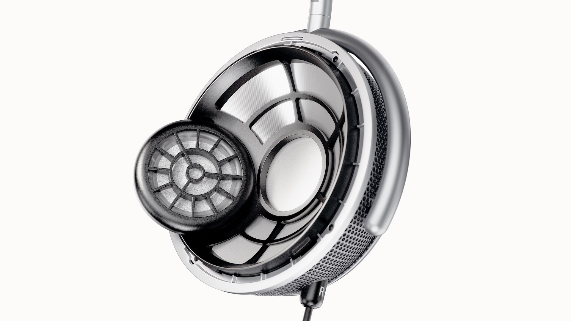 The Grell OAE2 is designed so that the sound hits the ear at an angle from the front.