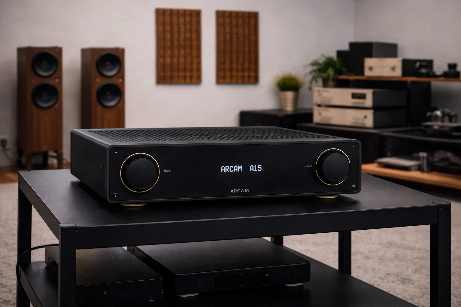 Arcam Radia A15+ is a powerful 80W integrated amplifier with HDMI ARC, aptX Adaptive Bluetooth and true hi-fi sound for vinyl, streaming and TV audio.