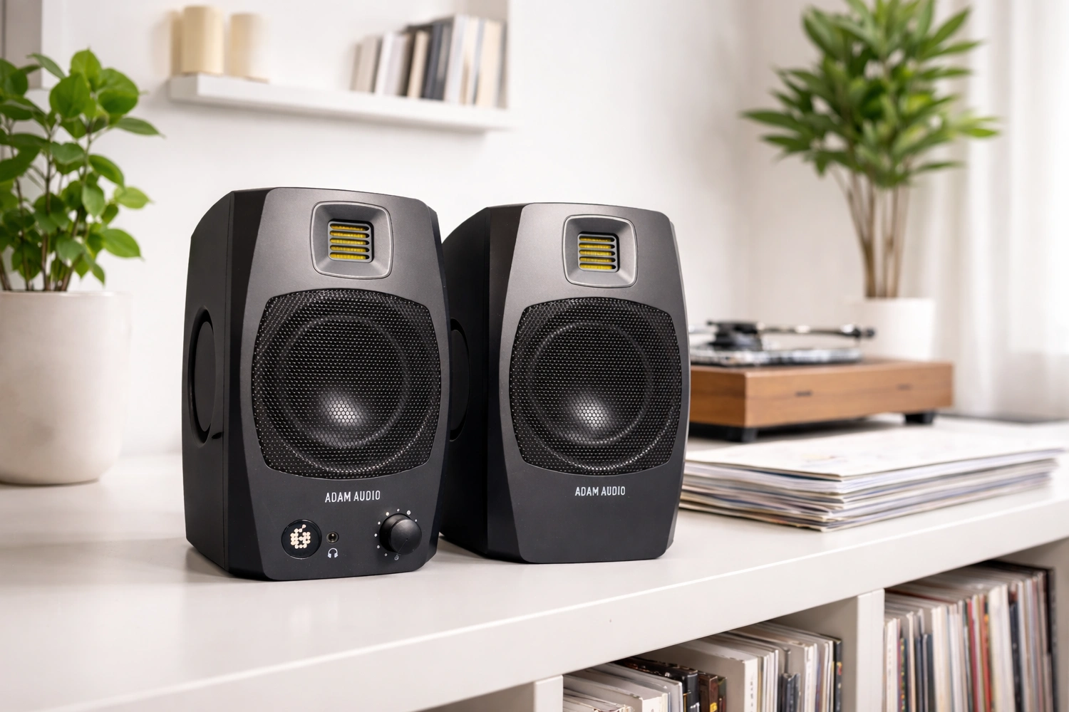 Adam Audio D3V tested: ultra-compact active monitors with D-ART AMT tweeter, passive radiators, USB-C input, and studio-grade sound for small spaces.