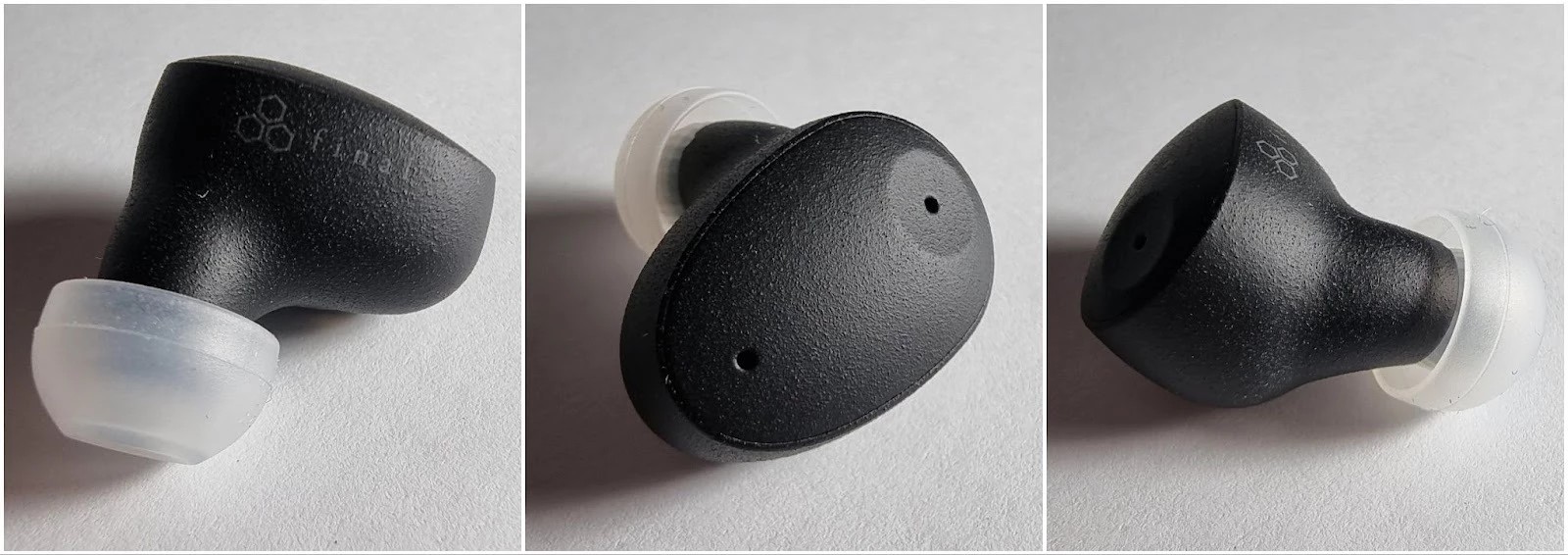 Despite the compact size, the depth of fit here is average - the headphones sit in the ear quite deeply, but without discomfort. 