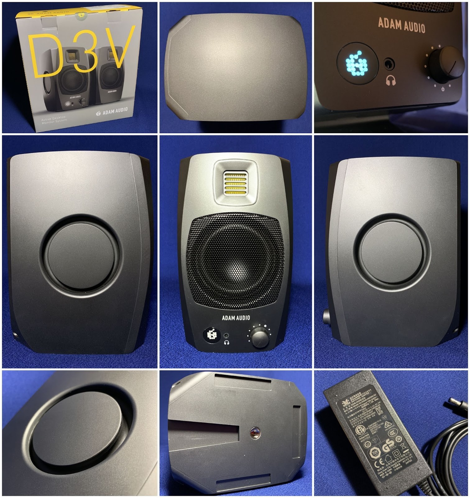 On the side surfaces of the speaker system there are passive radiators that match the size of the woofer (3.5 inches).