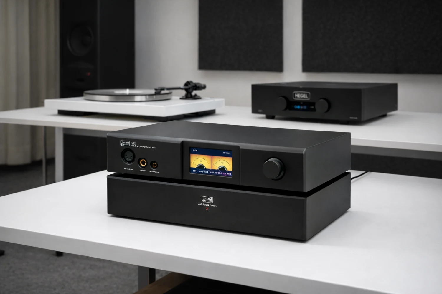 DAART DA2 is a powerful all-in-one DAC, streamer and Class A headphone amplifier with AK4499EX, FPGA processing and R2R volume control. Built for modern hi-fi systems.