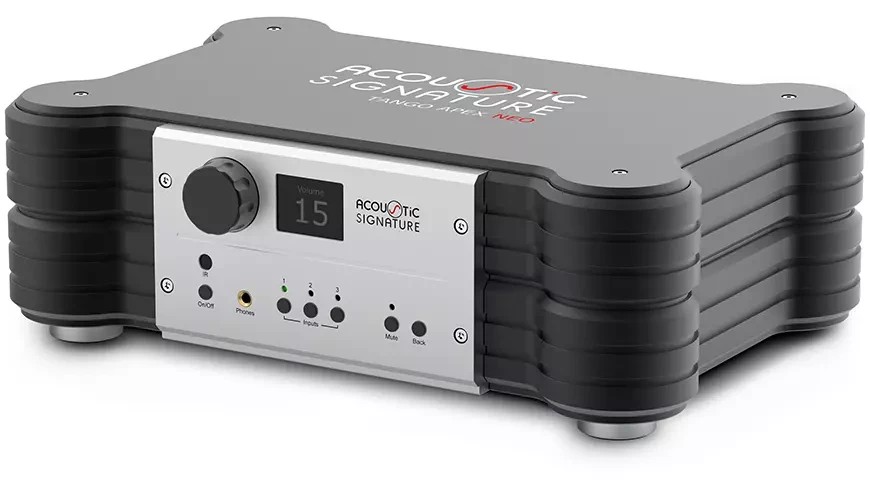 According to the developers, the key goal in creating the Tango Apex NEO phono preamplifier was to accurately amplify the cartridge's weak signal without introducing noise or distortion.