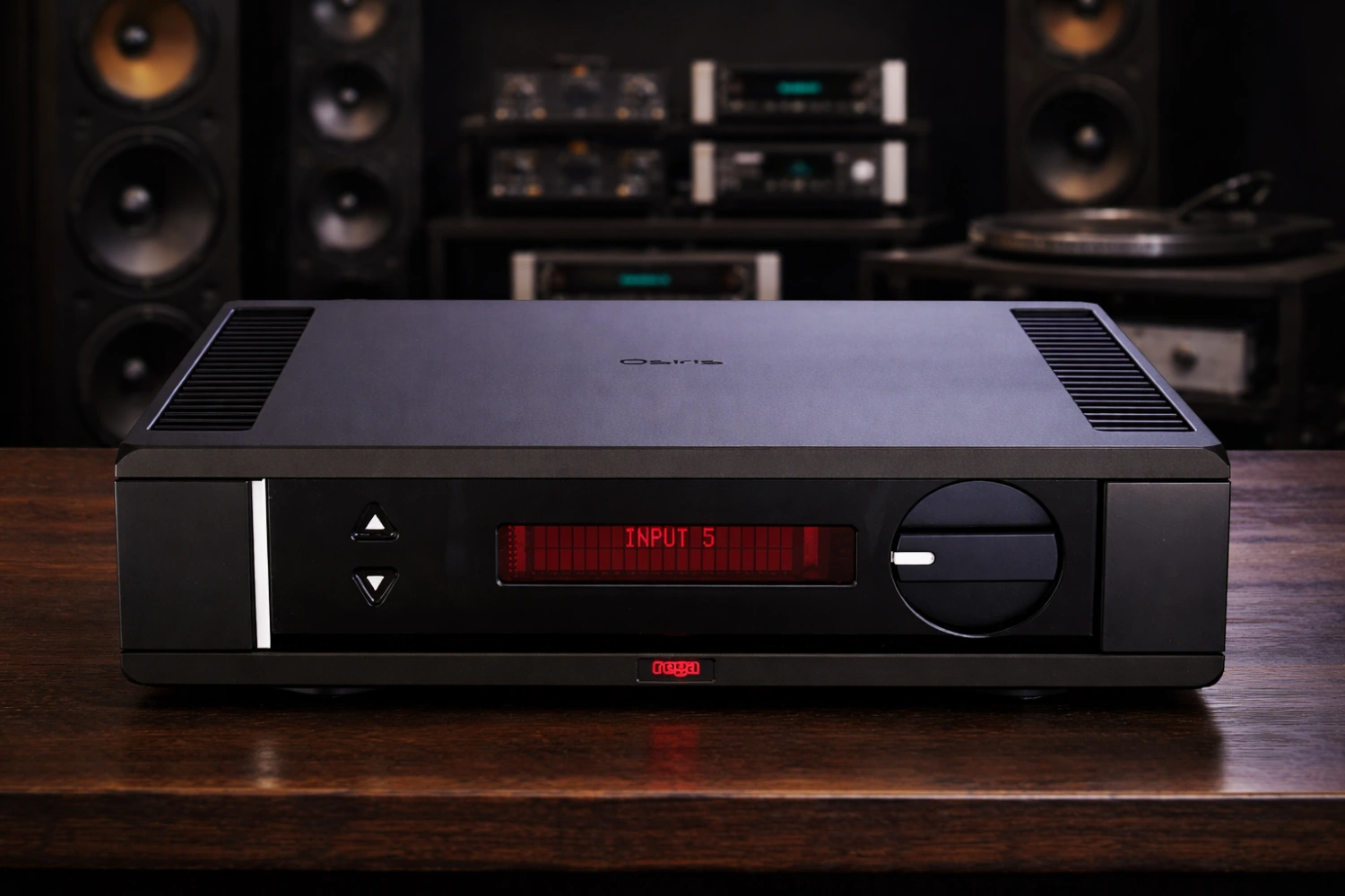 The Rega Osiris is a reference integrated amplifier delivering 162W per channel with dual-mono architecture, twin toroidal transformers, Sanken output transistors, and audiophile-grade components—crafted for ultra-natural, tube-like sound and uncompromising high-end stereo performance.
