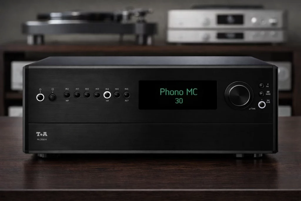 The T+A PA 2500 R is a reference-grade integrated amplifier delivering 280W per channel, dual power supplies, discrete Class-A circuitry, and a massive 120,000 µF power reserve. With balanced topology, ultra-wide bandwidth up to 300 kHz, and the ability to drive even demanding speakers, the PA 2500 R represents German engineering built for serious audiophile systems.