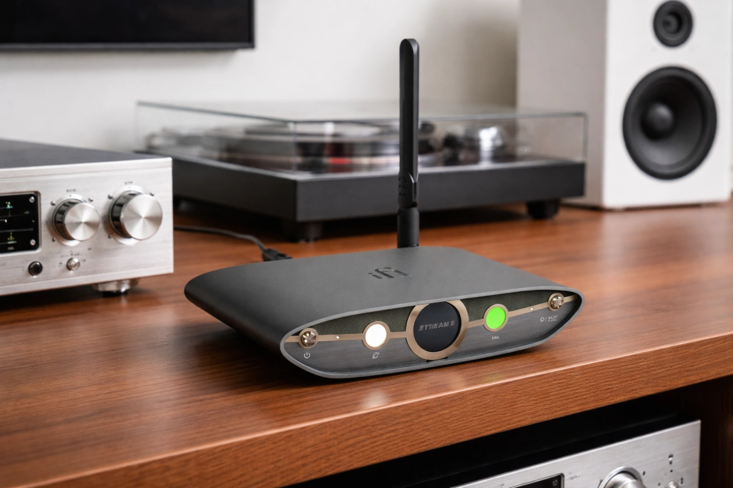 iFi ZEN Stream 3 brings Qobuz, TIDAL and lossless streaming to classic hi-fi setups. A pure transport with audiophile-grade clocking, noise reduction and modern connectivity.